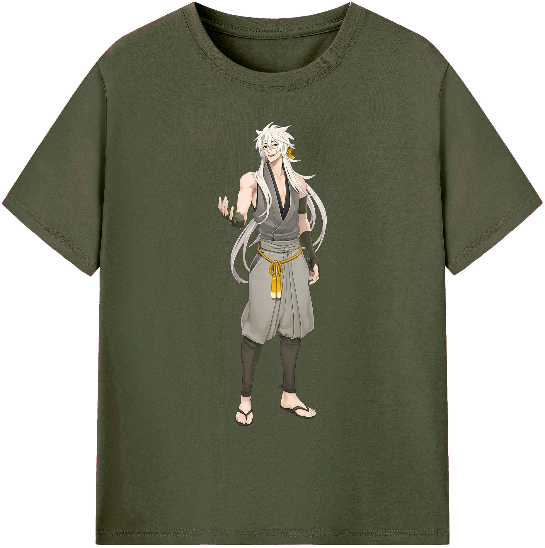 （画像用） 刀剣乱舞 Touken Ranbu 綿100％ メンズ半袖Tシャツ｜肌触りやわらか＆通気性